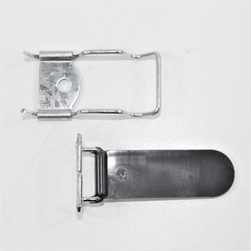 Lot De 2 Attaches Téléphone Universelles - Patch Métal Avec Anneau - Pour Coque De Smartphone - Noir