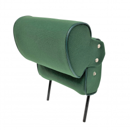 Narrow Headrest Green Fabric