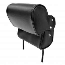 Black Leather Narrow Headrest