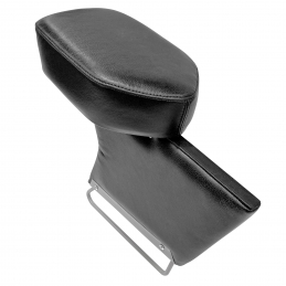 Black Leather Central Armrest