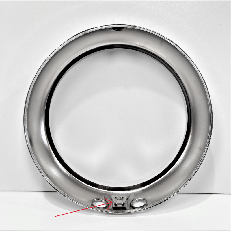 Enjoliveur De Phare Chromé CIBIE Pour Citroën DS (jusqu'en 1967) - Occasion, état Correct